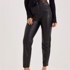 Vero Moda Brenda High-rise Straight Faux Leather Pant